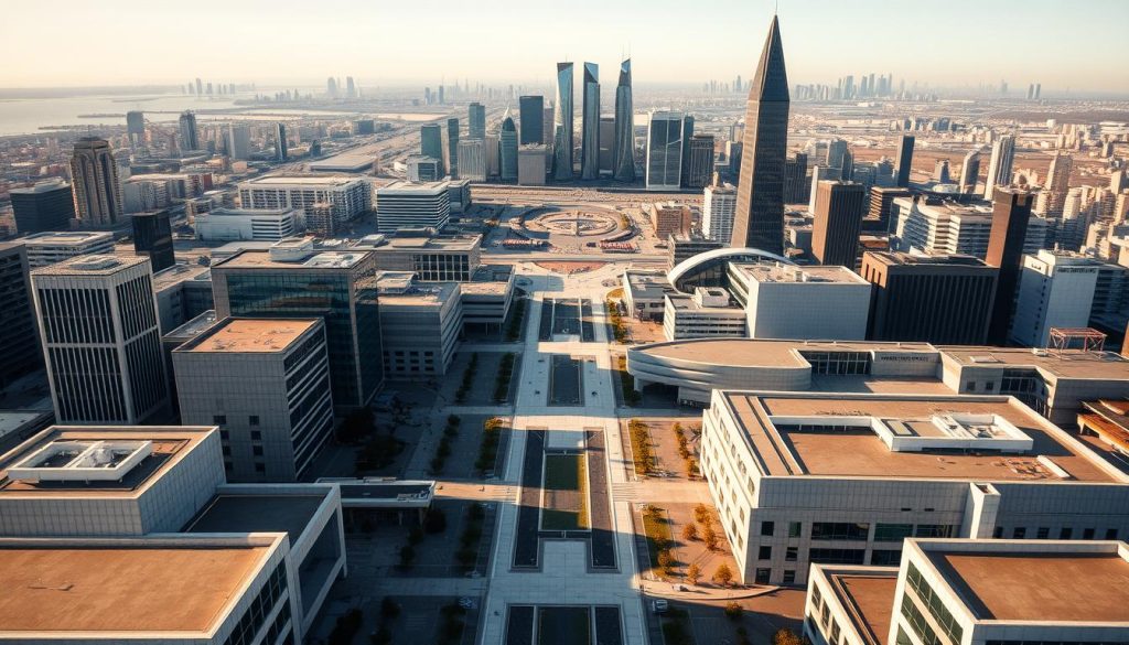 modernistyczne centrum